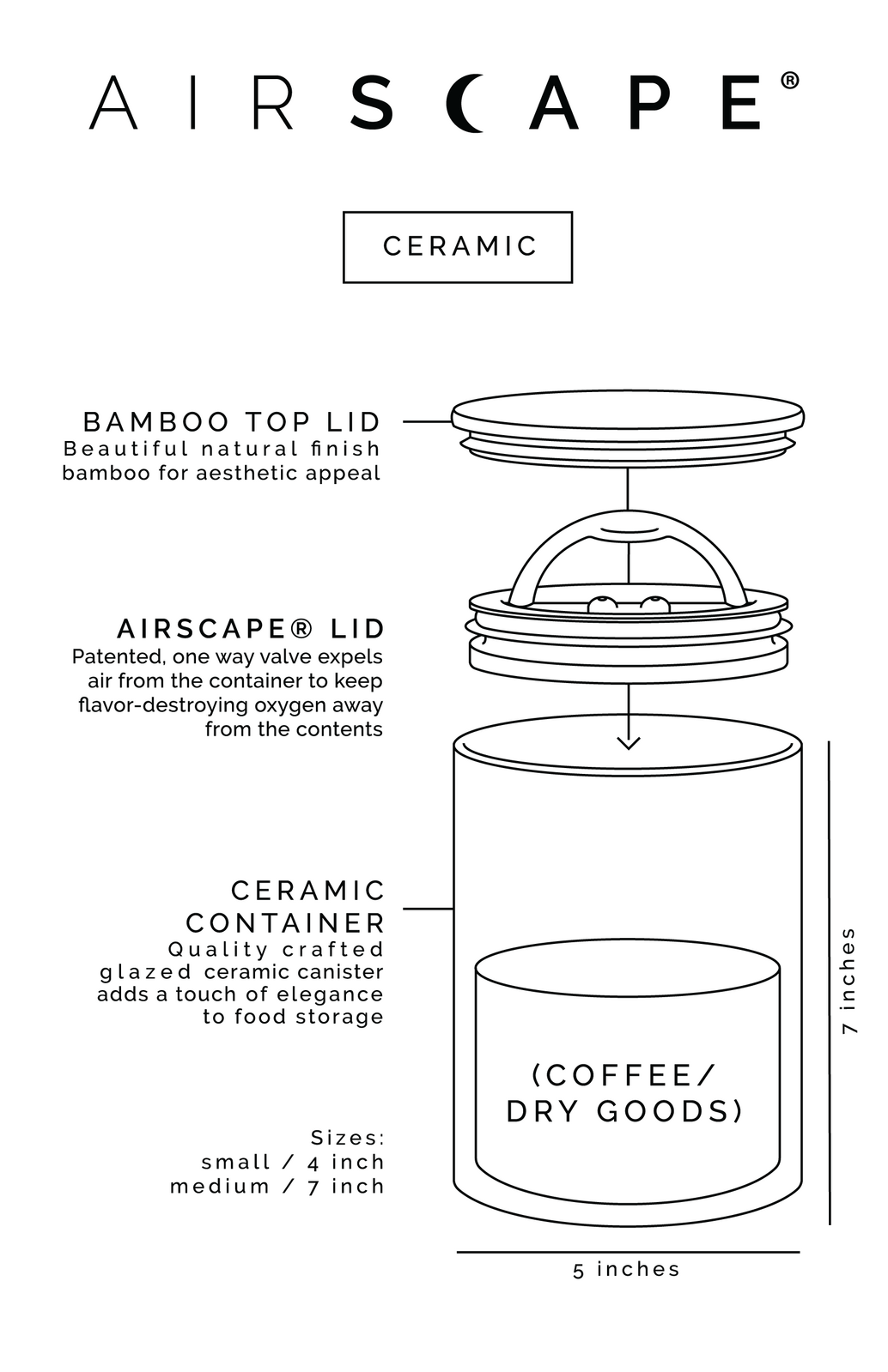 Airscape Ceramic Fresher Longer
